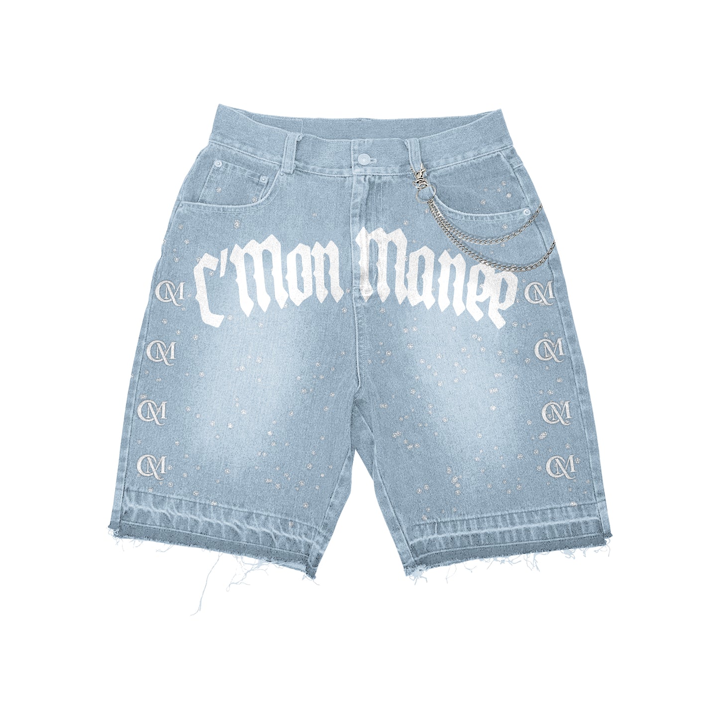 C’Mon Manee Blue Washed Denim Jorts