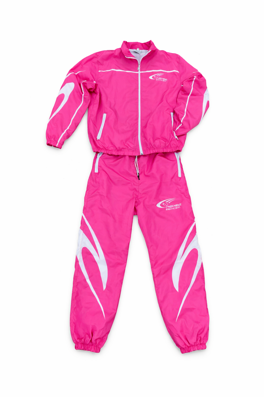 Pink & White Nylon Set